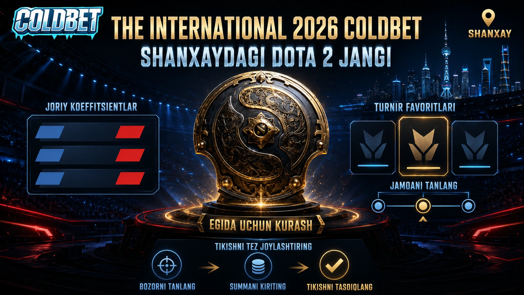 Coldbet uz dota 2